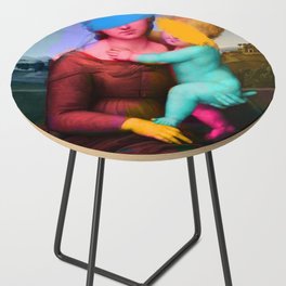 Raphael Classical Painting Remix Pop Art Side Table