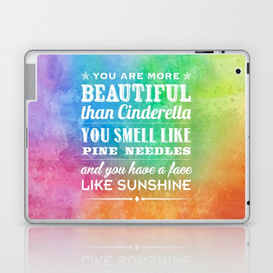 Sunshine Face Laptop & iPad Skin