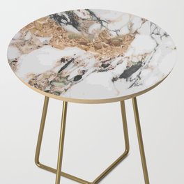 Golden marble Side Table