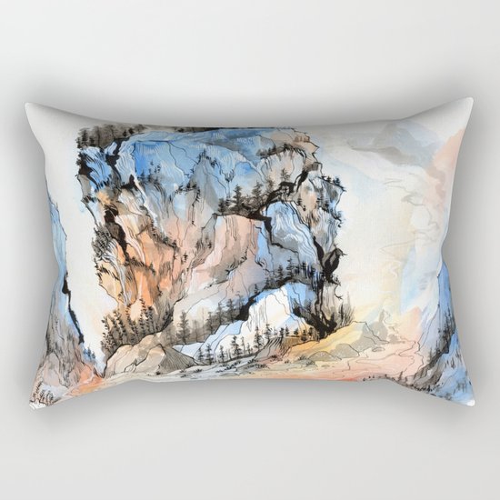 Mountscape Rectangular Pillow