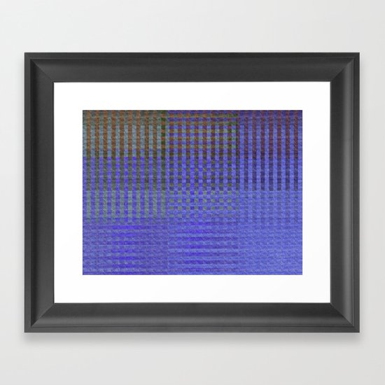 Shades of Blue Framed Art Print