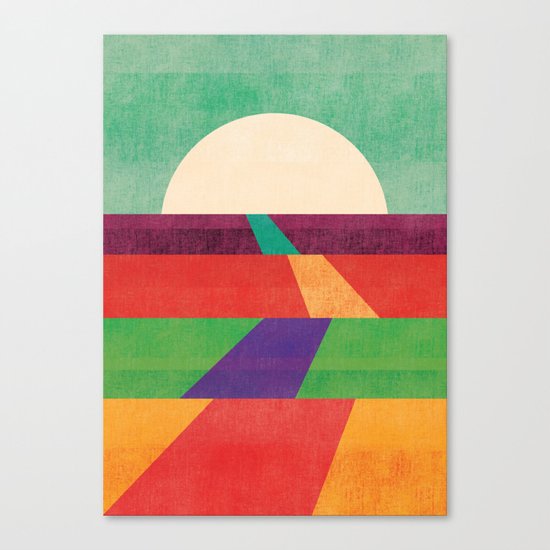The path leads to forever Canvas Print