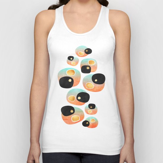 Tropical Pebbles Unisex Tank Top