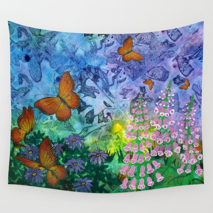 Monarch Haven Wall Tapestry