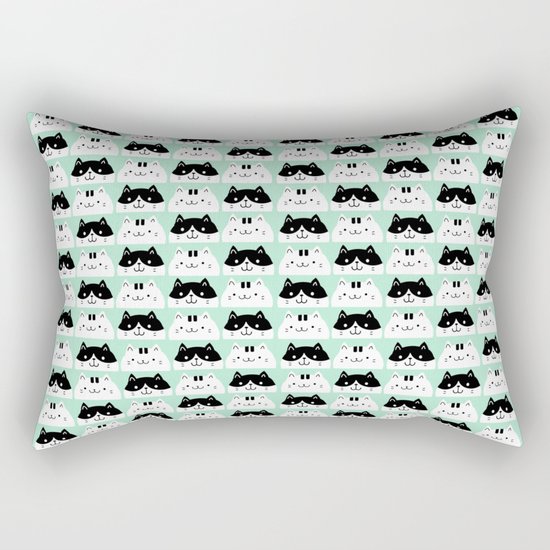 Kawaii Kitties Rectangular Pillow