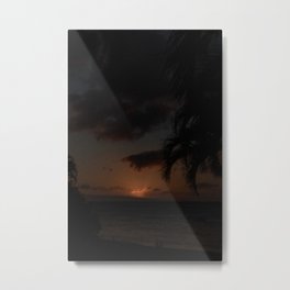 Maui Sunset - Blurry Metal Print