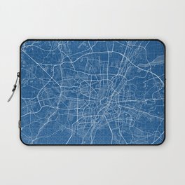 Munich City Map of Bavaria, Germany - Blueprint Laptop Sleeve