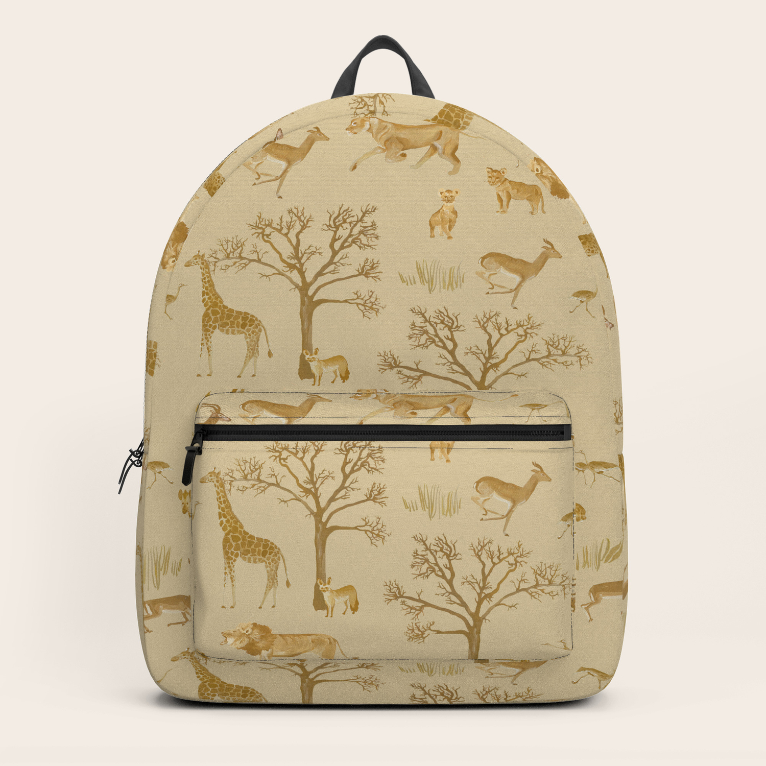 safari yellow backpack