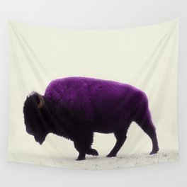 Purple Buffalo Wall Tapestry