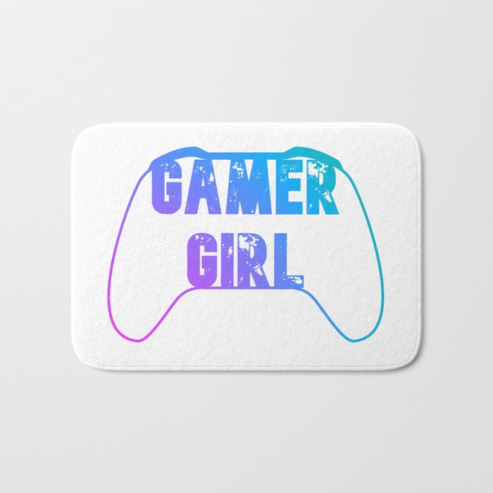 Gamer Girl Bath Mat