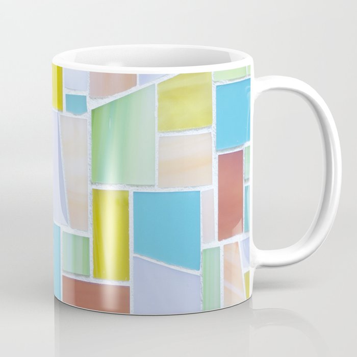 Tropical Mosaic Print Coffee Mug