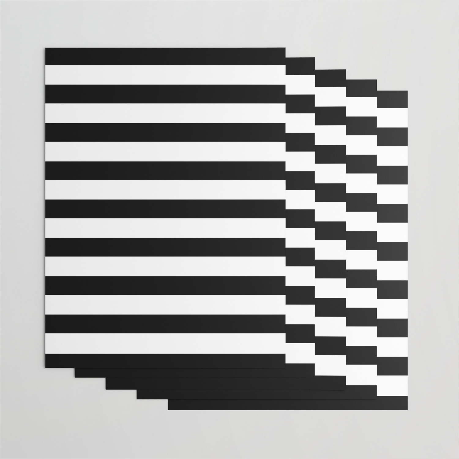 grey striped wrapping paper