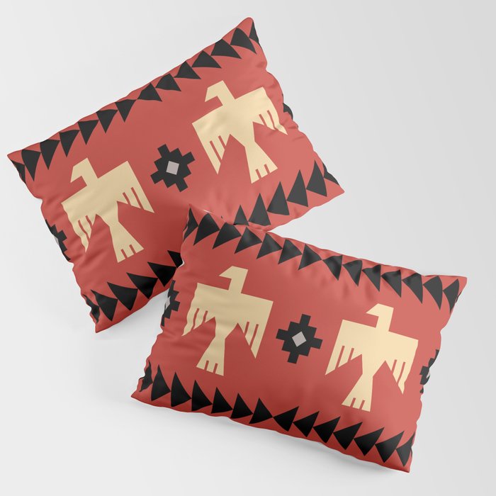 Southwestern Eagle and Arrow Pattern 122 Pillow Sham