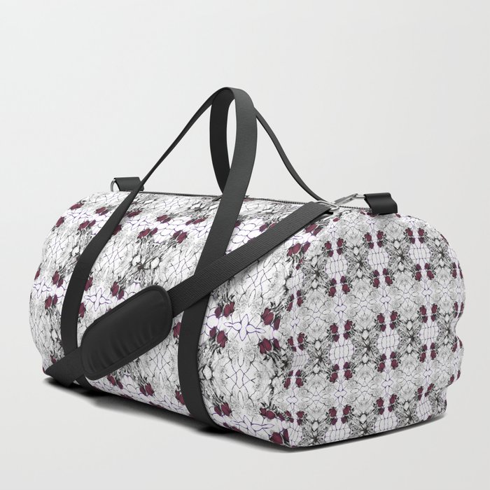 Roses Black Widow Duffle Bag By Melasdesign Society6