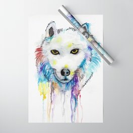 Watercolor Wolf Wrapping Paper