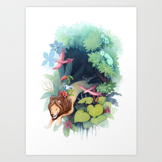 Hold on! Art Print