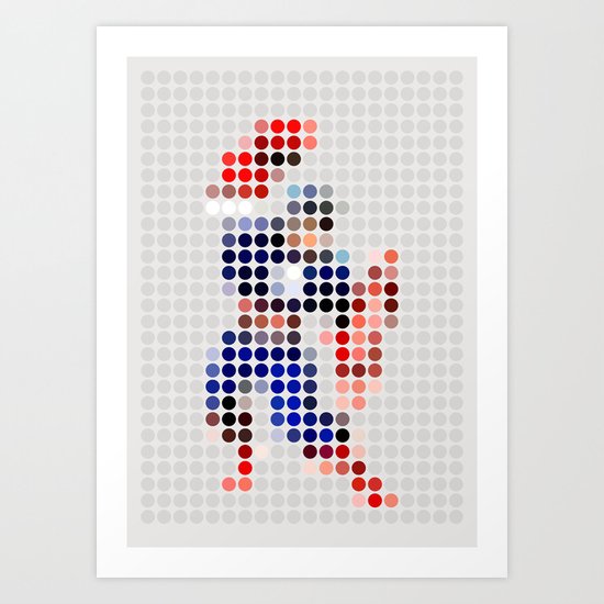 Mr A Art Print