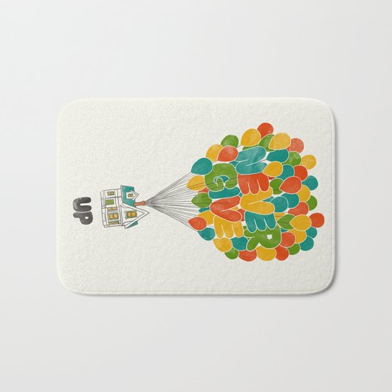 Never give UP Bath Mat