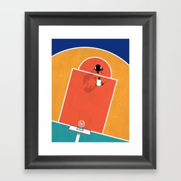 Street Basketball  Framed Art Print