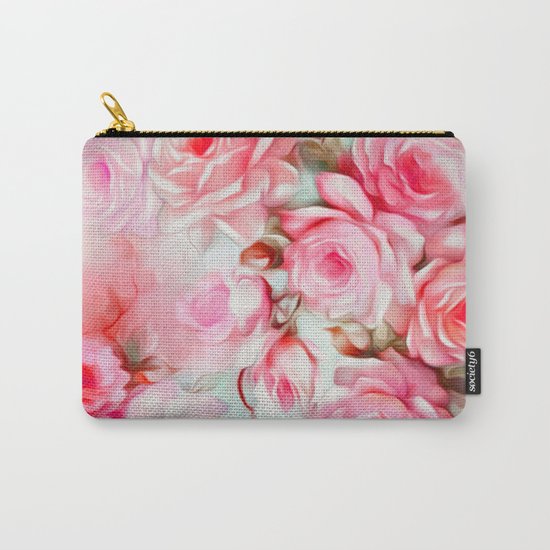 Shabby Chic Pink Carry-All Pouch