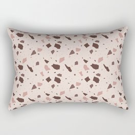 Abstract Terrazzo Granite Seamless Pattern Rectangular Pillow