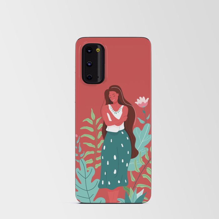 Self Care Portrait  Android Card Case