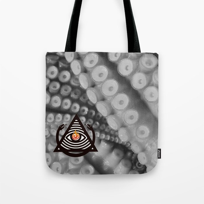 illuminhaughti brand tentacles Tote Bag