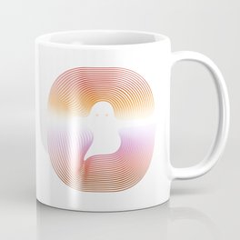 Ghost Files Lesbian Flag Logo Coffee Mug
