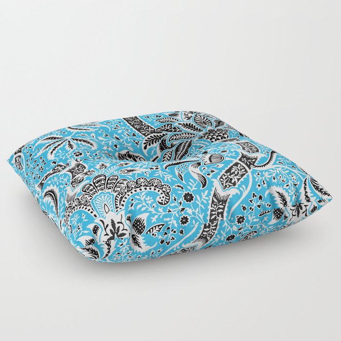 William Morris "India" 2. light blue Floor Pillow