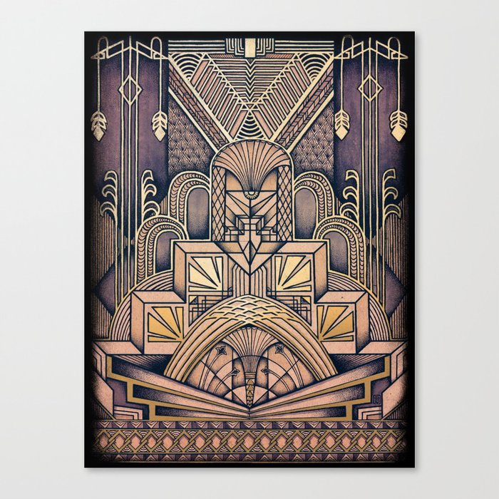 Art Deco Design Canvas Print