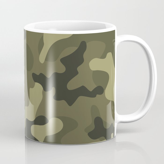 vintage military camouflage Coffee Mug