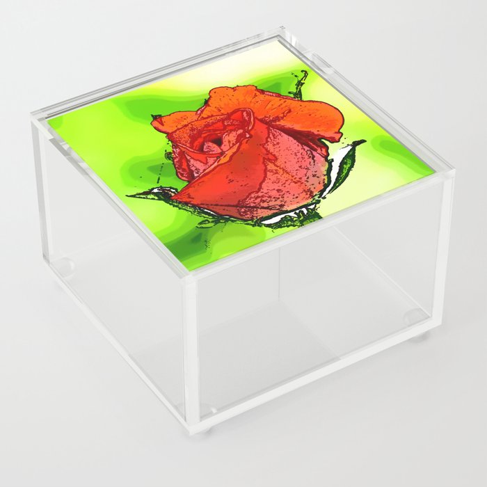 Rose One Acrylic Box