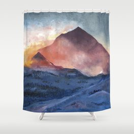 Misty Mountain Shower Curtain