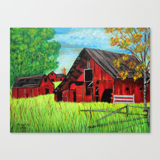 Old Farm 2 Canvas Print