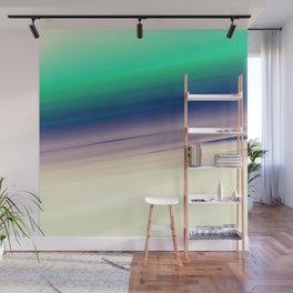 Mint Blue Lavender Ombre Wall Mural