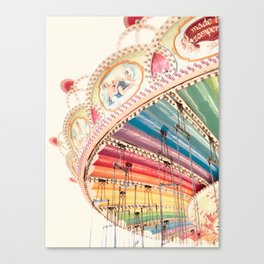 Flying Carousel 1 - Six Flags America Canvas Print