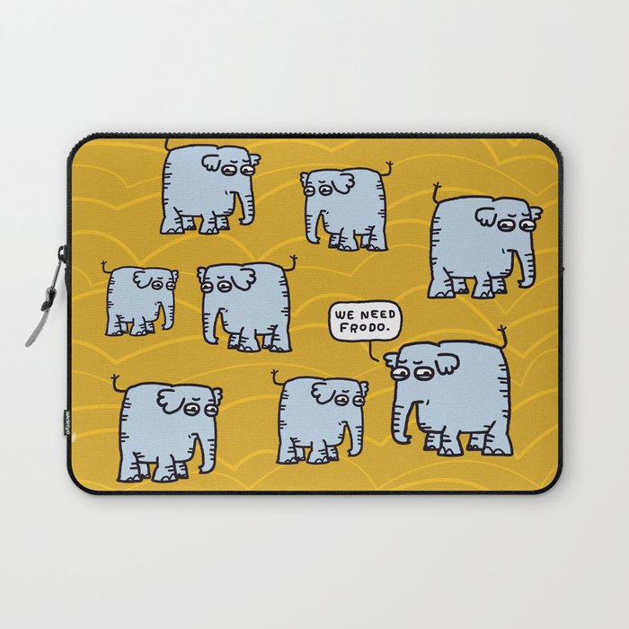 Elephant Cluster Laptop Sleeve