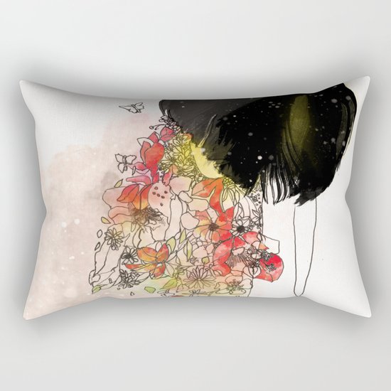 you can only give so much Rectangular Pillow