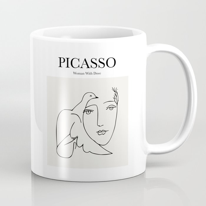 Picasso - Woman with Dove Coffee Mug