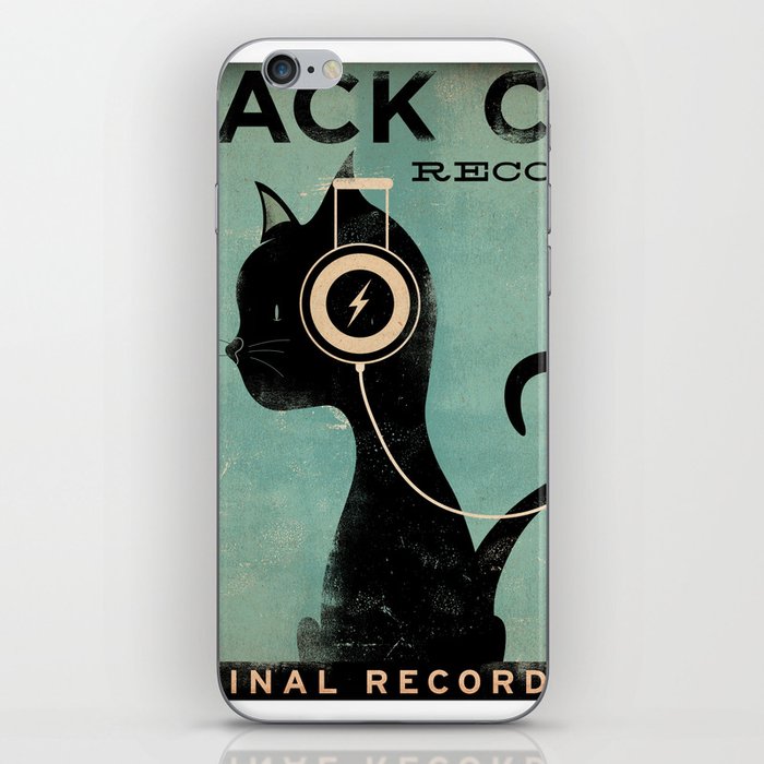 Black Cat Records music audiophile musican recordings album art iPhone Skin