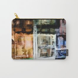 Vestige Carry-All Pouch | Acrylic, Art, Ruins, Abstract, Abandoned, Painting 