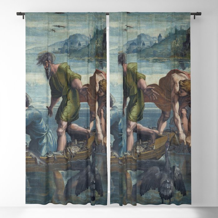 The Miraculous Draft of Fishes Blackout Curtain