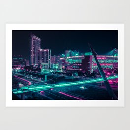 Neon San Diego Art Print