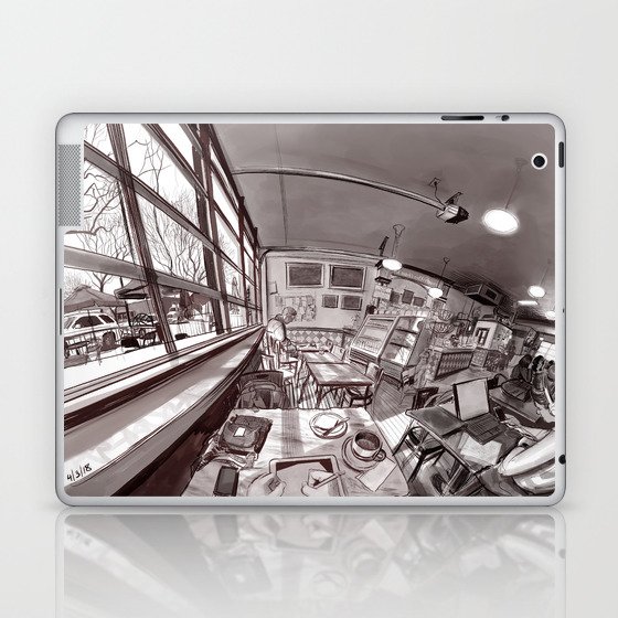 Denver Coffeehouse Laptop & iPad Skin