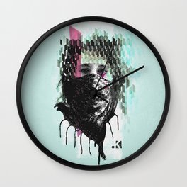 RIOT girl Wall Clock