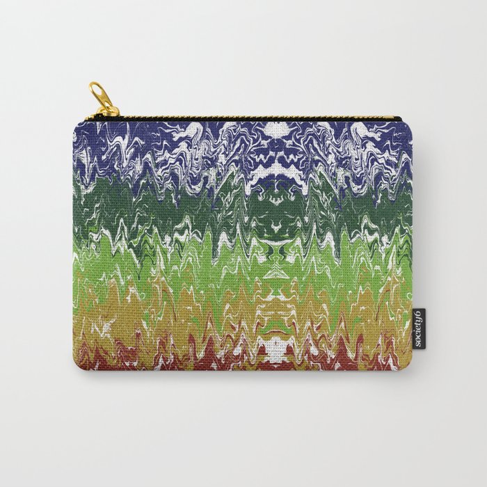 Grass in Abstract Carry-All Pouch