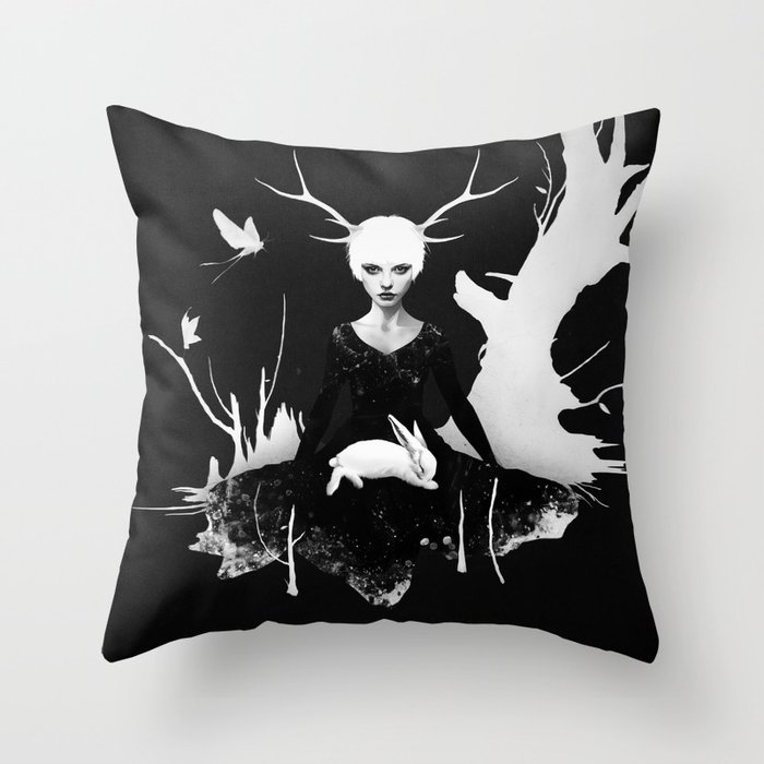 Space Within Throw Pillow