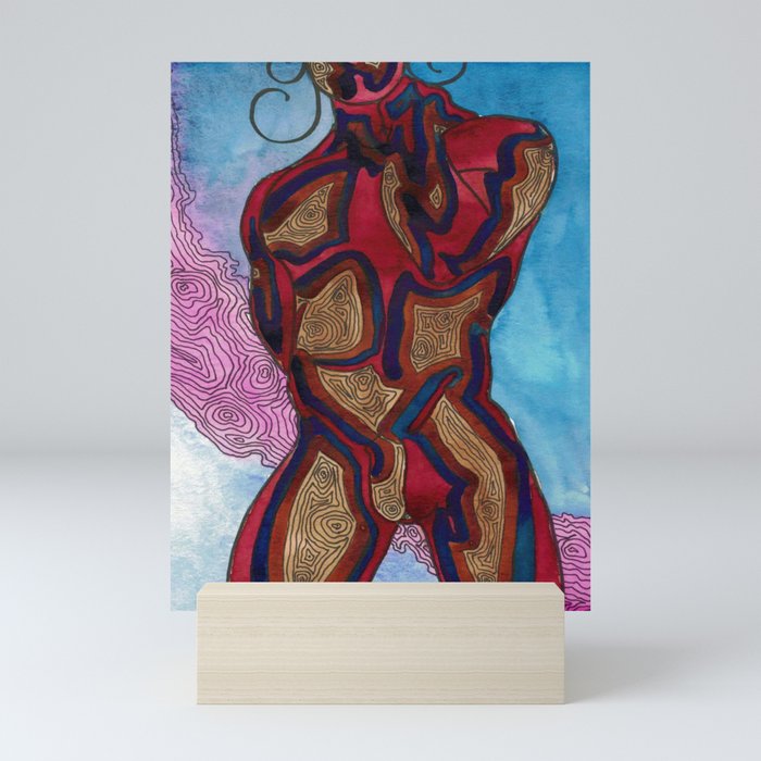 Twirl in the Body Mini Art Print