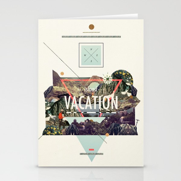 island Vacation Stationery Cards