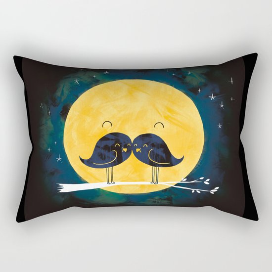 Moonstache Rectangular Pillow